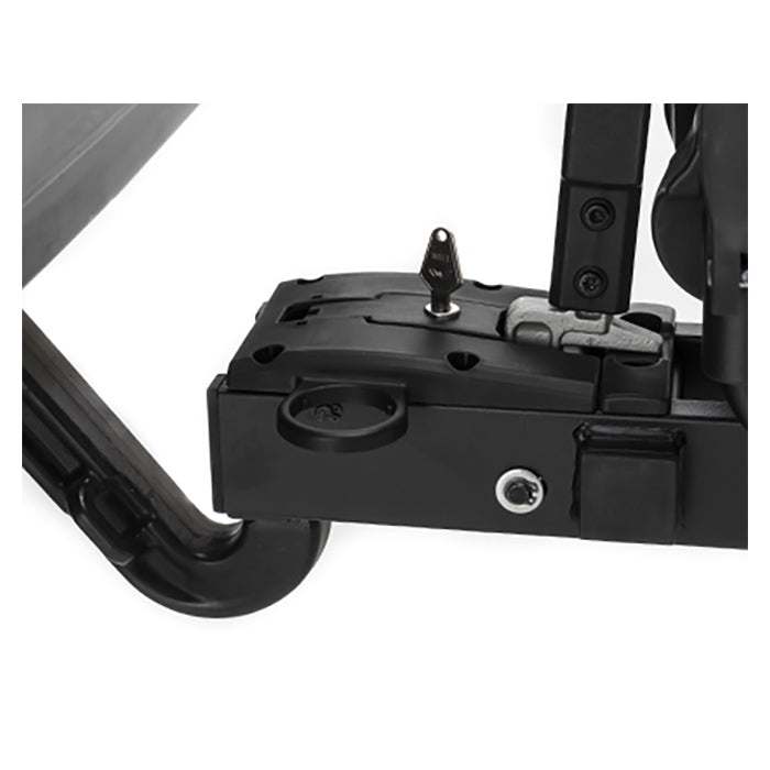 Cykelholder til 2 cykler anhængertræk, foldbar & vippefunktion - Menabo