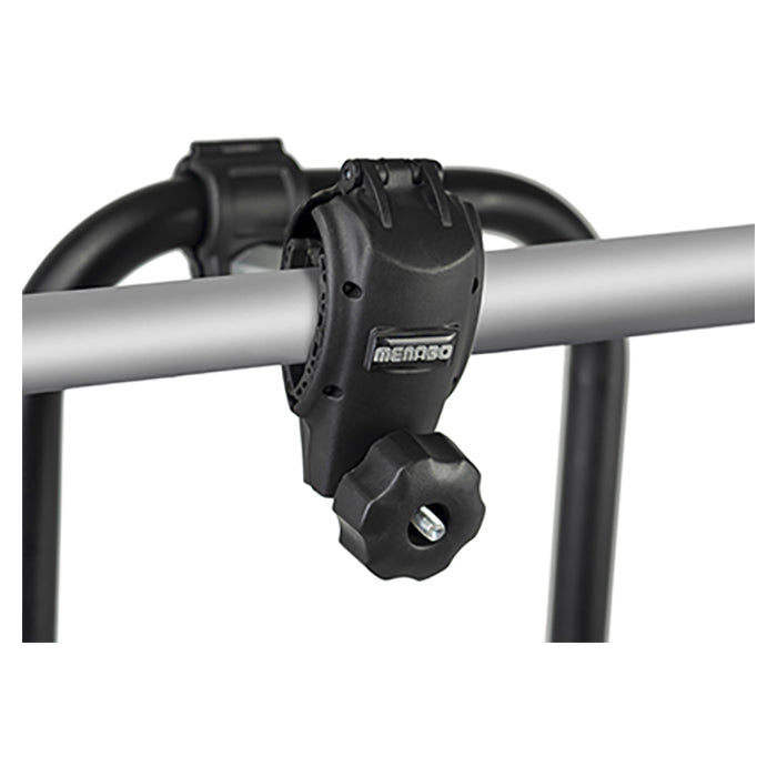 Cykelholder til 2 cykler anhængertræk, foldbar & vippefunktion - Menabo