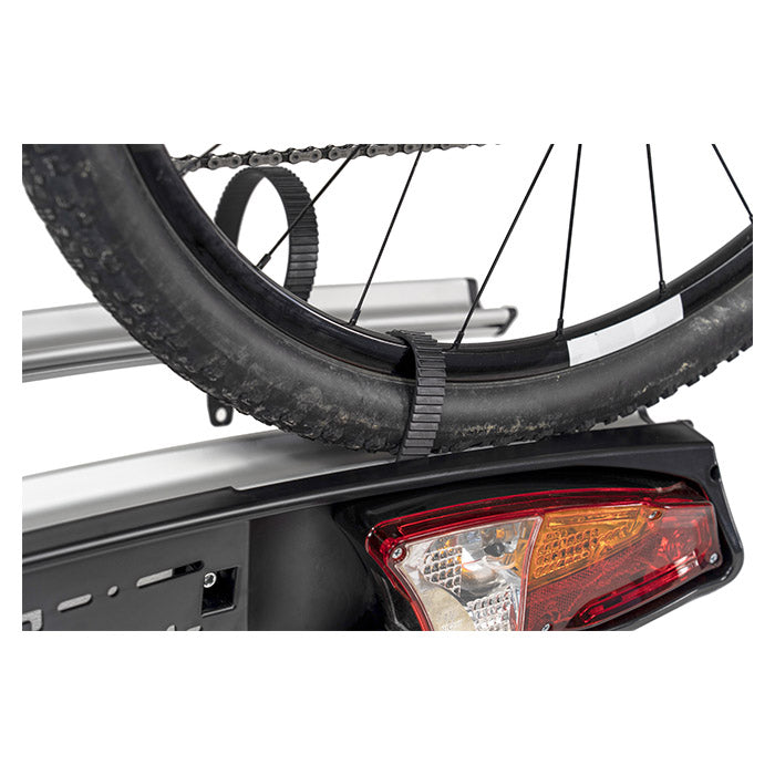 Cykelholder til 2 cykler til anhængertræk, foldbar, 45 kg kapacitet - Menabo