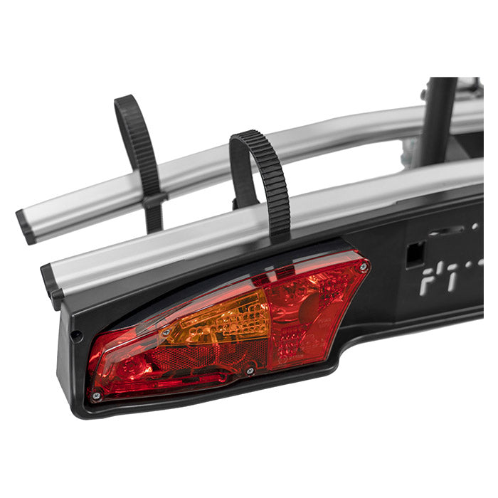 Cykelholder til 2 cykler til anhængertræk, foldbar, 45 kg kapacitet - Menabo