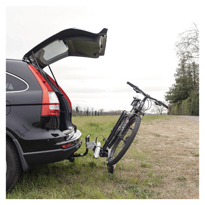 Cykelholder til 2 cykler til anhængertræk, foldbar, 45 kg kapacitet - Menabo