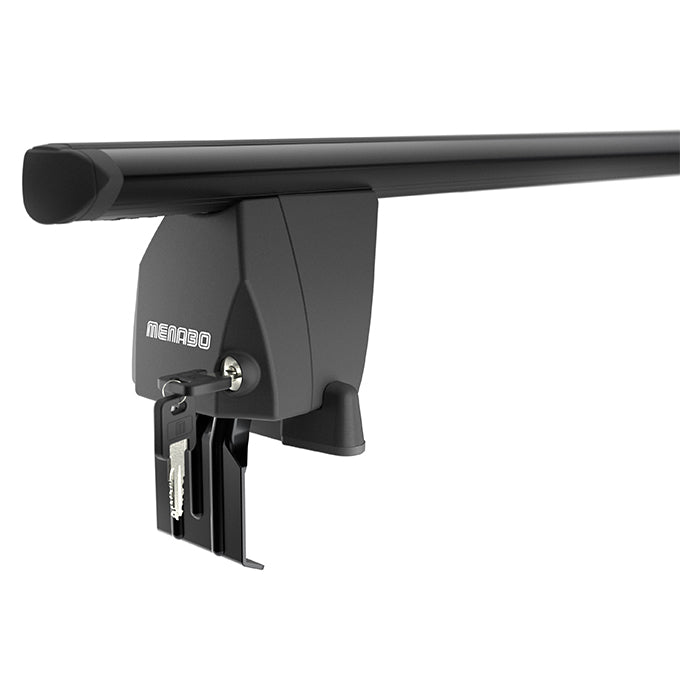 Tagbøjler til Tesla Model Y 2020- (Alu, 50 kg, T-System, lås) Menabo