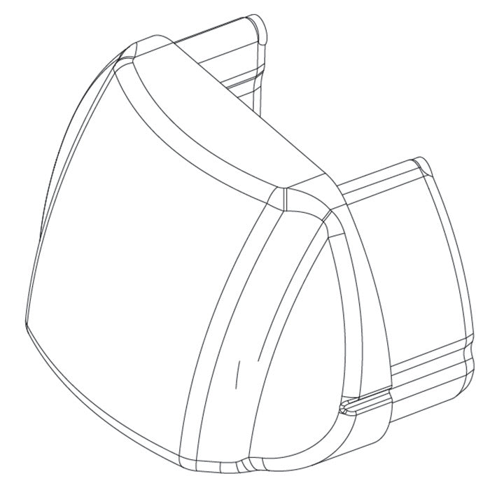 Endeprop til Menabo Sherman tagbøjler - reservedel, robust og nem at montere - Menabo