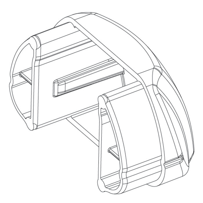 Endeprop til Menabo Sherman tagbøjler - reservedel, robust og nem at montere - Menabo