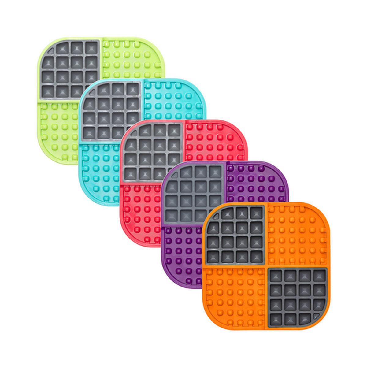 Hund Feeder Lickimat Slomo Grøn polypropylen TPR