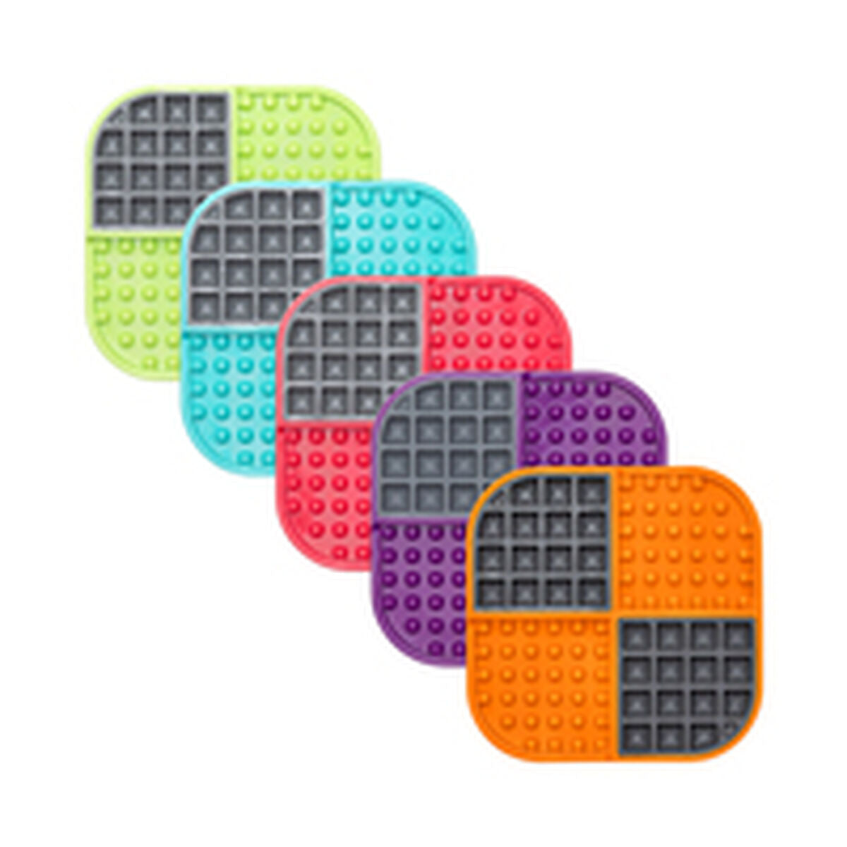 Hund Feeder Lickimat Slomo Grøn polypropylen TPR