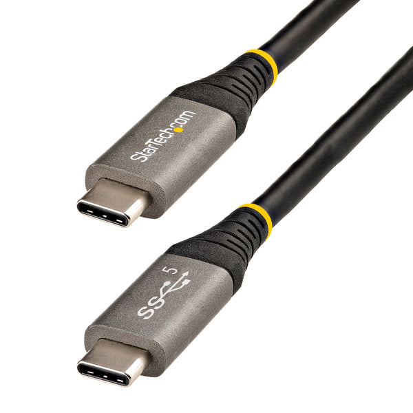 StarTech.com USB 3.1 / Thunderbolt 3 / DisplayPort 1.4 USB Type-C kabel 2m Sort Grå