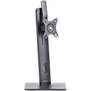 StarTech.com Free Standing Single Monitor Mount, Height Adjustable Monitor Stand, For VESA Mount Displays up to 32 (15lb/7kg), Ergonomic Monitor Stand for Desk, Tilt/Swivel/Rotate, Black - Universal Monitor Stand Stativ Monitor Op til 32