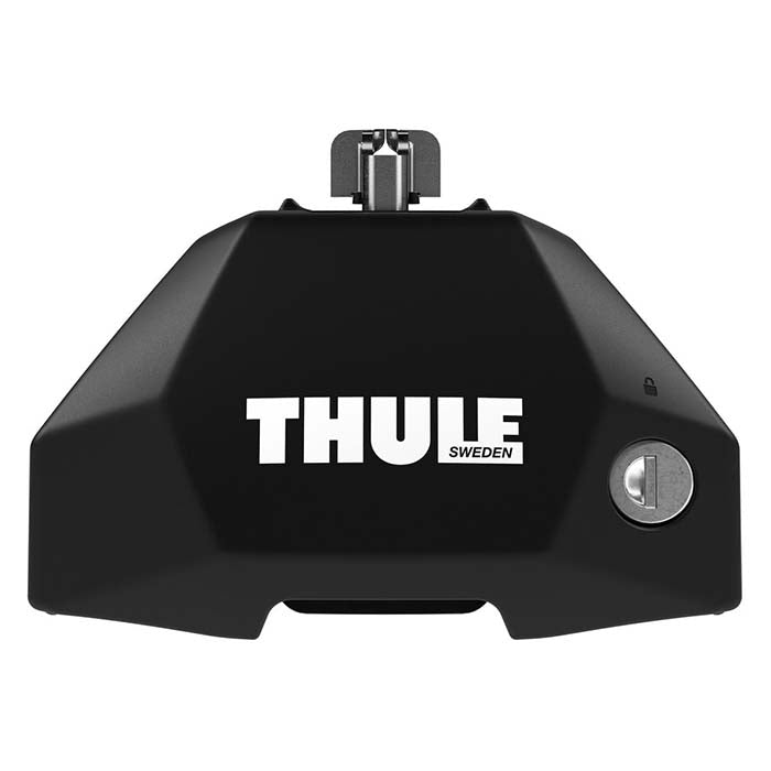 Fodsæt Fixpoint 4 stk til Thule Evo tagbøjler - kompatibel med WingBar/SlideBar/ProBar Evo, One-Key låse inkluderet. Thule