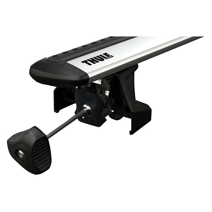 Fodsæt Fixpoint 4 stk til Thule Evo tagbøjler - kompatibel med WingBar/SlideBar/ProBar Evo, One-Key låse inkluderet. Thule