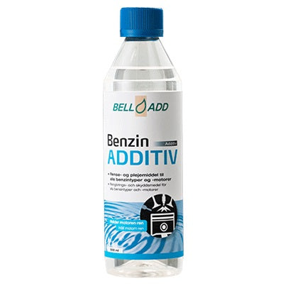 Benzinadditiv 500 ml - rense- og vedligeholdelsesmiddel til benzinmotorer, BellAdd