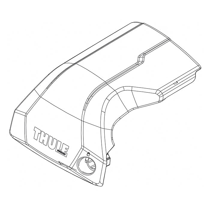 Venstre frontdæksel Thule Edge Flush Rail reservedel 54245 - Thule