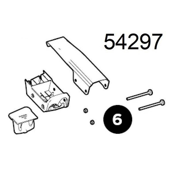 Øverste højre fod til Thule WanderWay - reservedel 54297, Thule