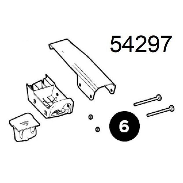 Øverste højre fod til Thule WanderWay - reservedel 54297, Thule