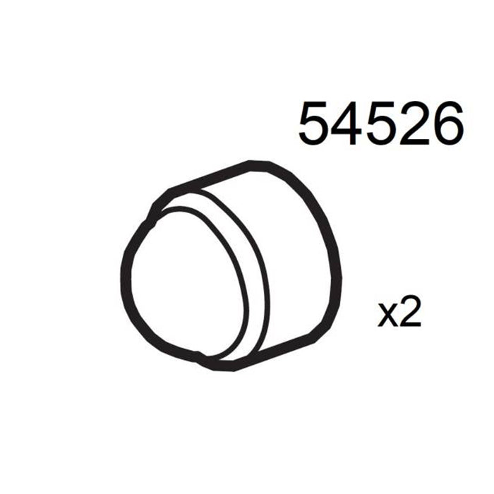Hættemøtrik M6 reservedel til Thule OutWay 2/3 cykelholder - Thule