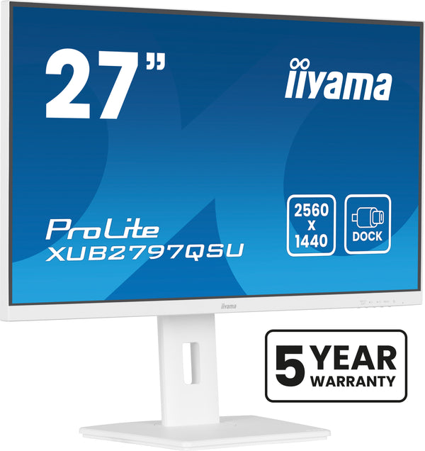 iiyama ProLite XUB2797QSU-W2 27 IPS 2560 x 1440 (2K) HDMI DisplayPort 100Hz