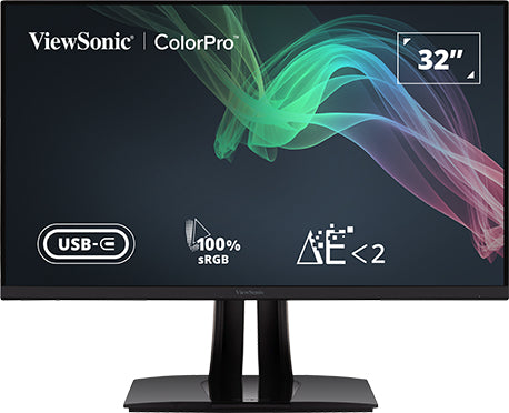 ViewSonic ColorPro VP3256-4K 32 IPS 3840 x 2160 (4K) HDMI DisplayPort USB-C 60Hz