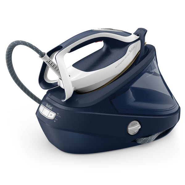 Tefal Pro Express Ultimate II GV9720 Dampstrygejern Blå Hvid