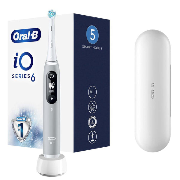 Oral-B iO Series 6 Tandbørste Grå Hvid