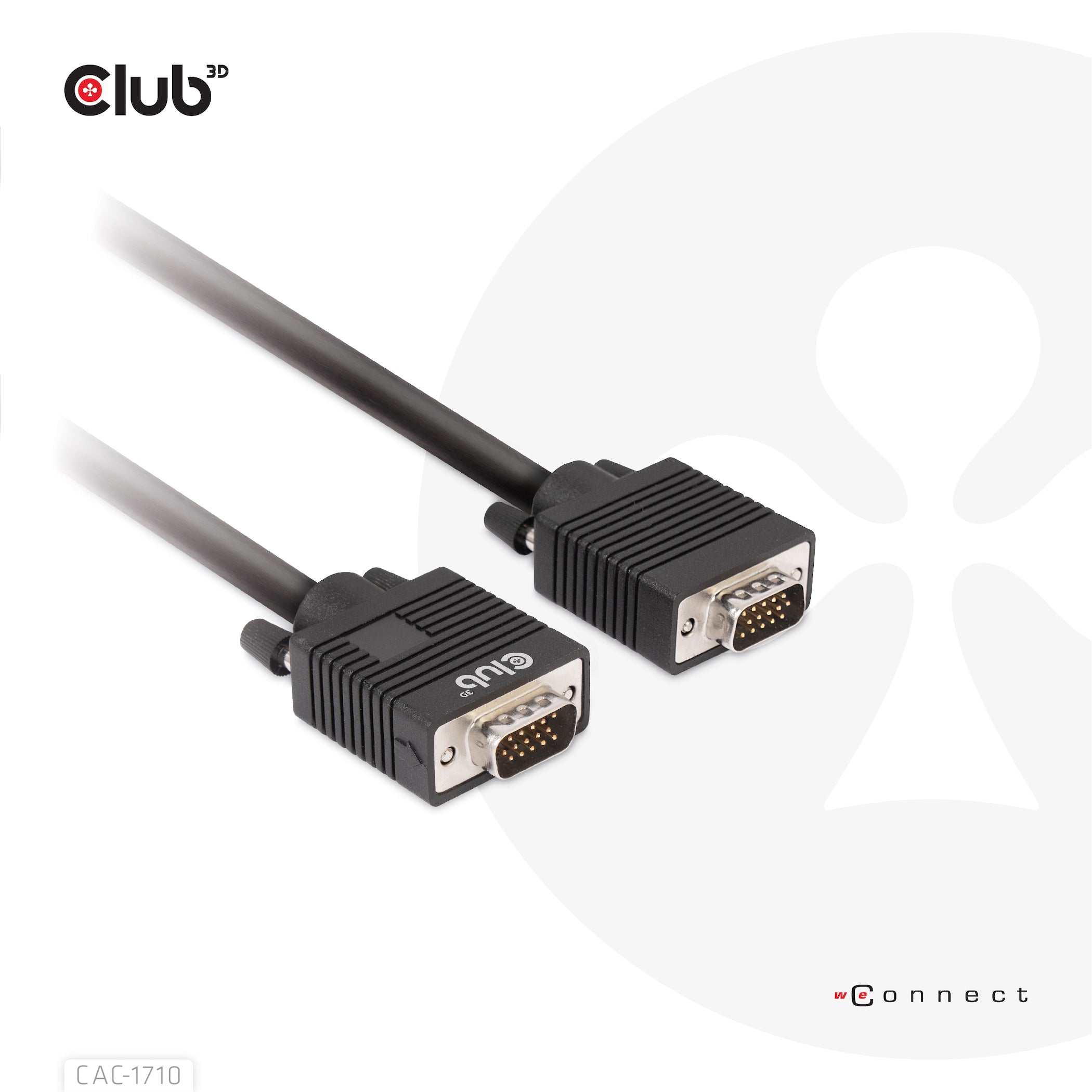 Club 3D 15 pin HD D-Sub (HD-15) han -> 15 pin HD D-Sub (HD-15) han 10 m