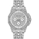 Bulova Crystal sølv herreur 96c134