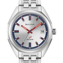 Bulova Jet Star Automatic sølv herreur 96k112
