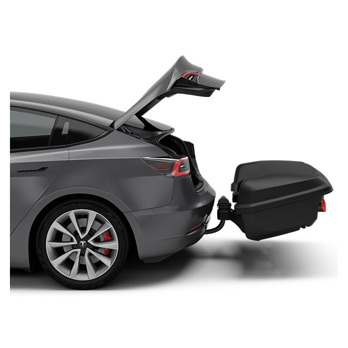 Bagageboks 300L til anhængertræk, lav højde og aerodynamisk design - Thule