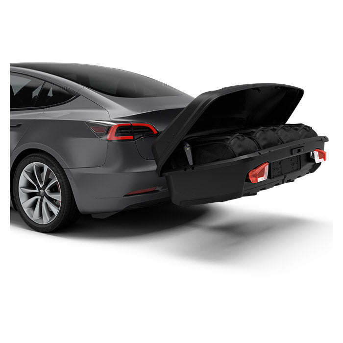 Bagageboks 400L til anhængertræk, lav profil og værktøjsfri montering - Thule