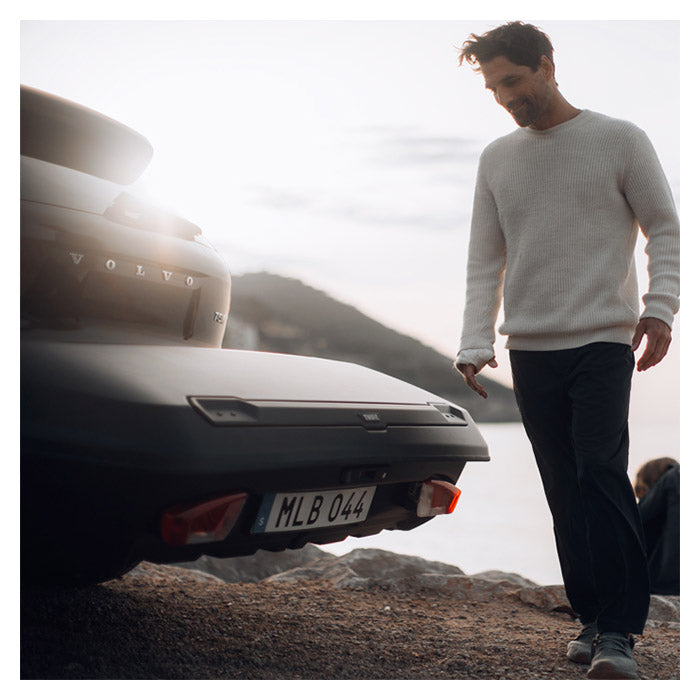 Bagageboks 400L til anhængertræk, lav profil og værktøjsfri montering - Thule