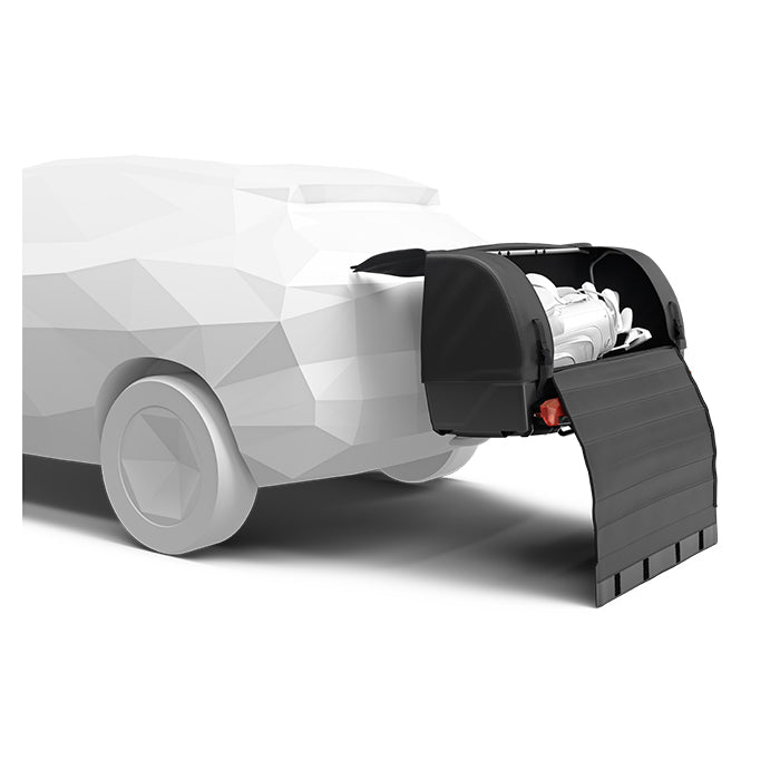 Bagageboks til anhængertræk 300L, lav montering, vippelåg - Thule