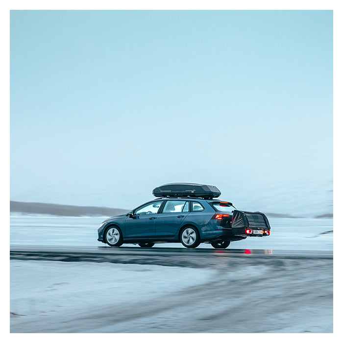 Bagageboks til anhængertræk 300L, lav montering, vippelåg - Thule