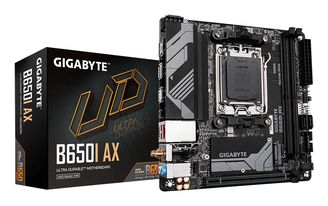 Gigabyte B650I AX Mini ITX Socket AM5 AMD B650