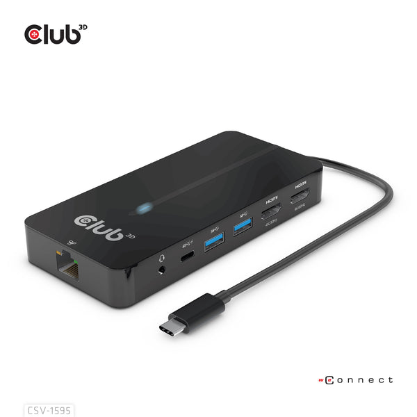 Club 3D CSV-1595 7-in-1 USB-C Dockingstation Sort