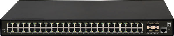 LevelOne GTL-5291 netværksswitch Administreret L3 Gigabit Ethernet (10/100/1000) 1U Sort