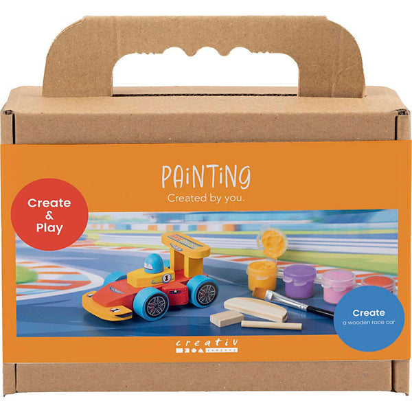 Mini DIY Kit Male, Racerbil, colorful, 1 pk.