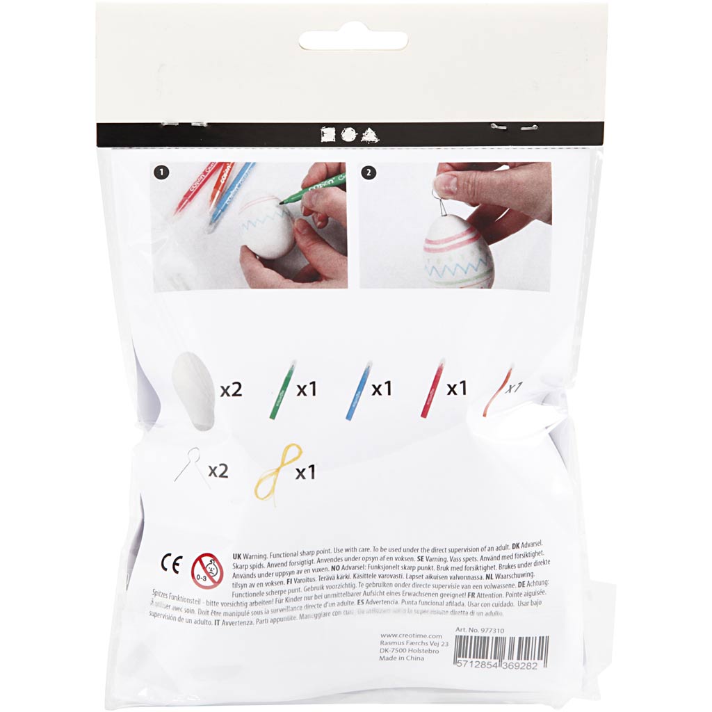 Mini DIY Kit, æg til ophæng, 1 pk.