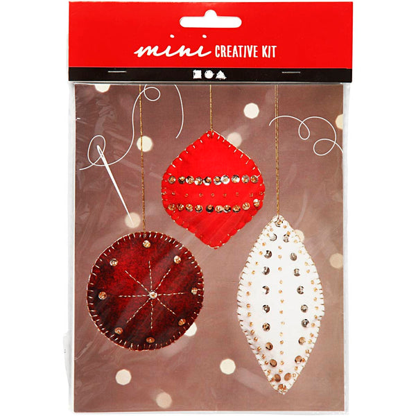 Mini DIY Kit, filtornamenter, H: 9,5+10+15 cm, 1 sæt