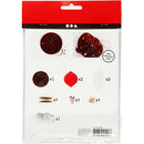 Mini DIY Kit, filtornamenter, H: 9,5+10+15 cm, 1 sæt