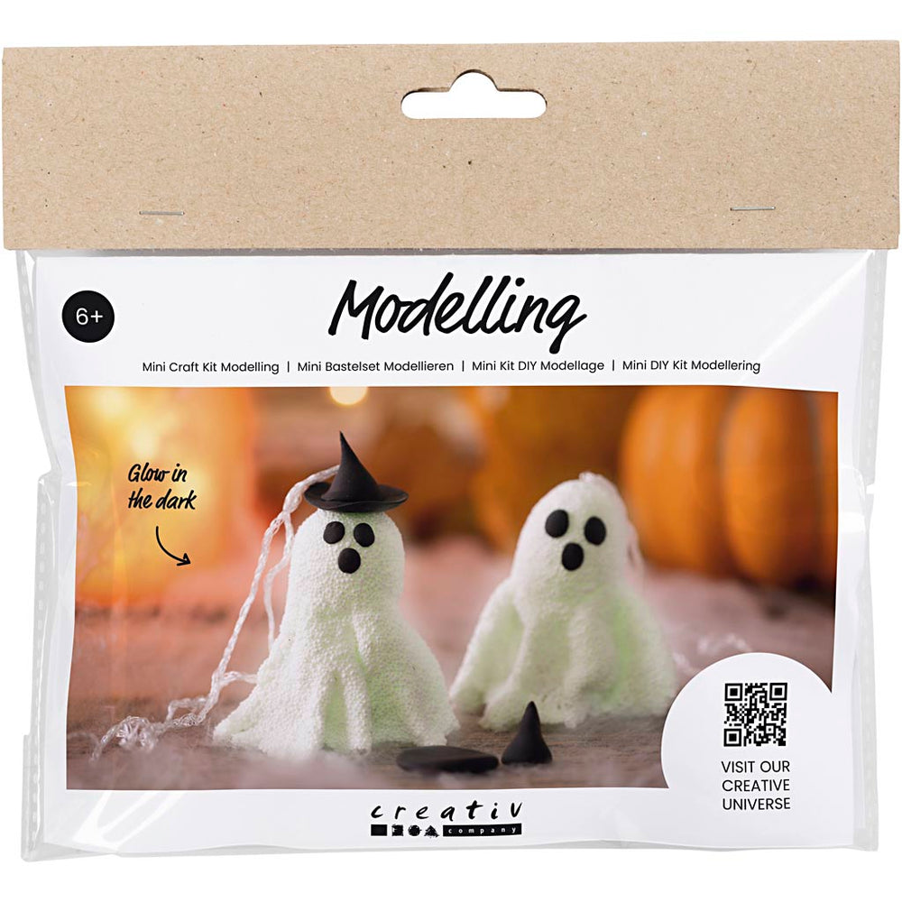 Mini DIY Kit Modellering, Spøgelse, 1 pk.