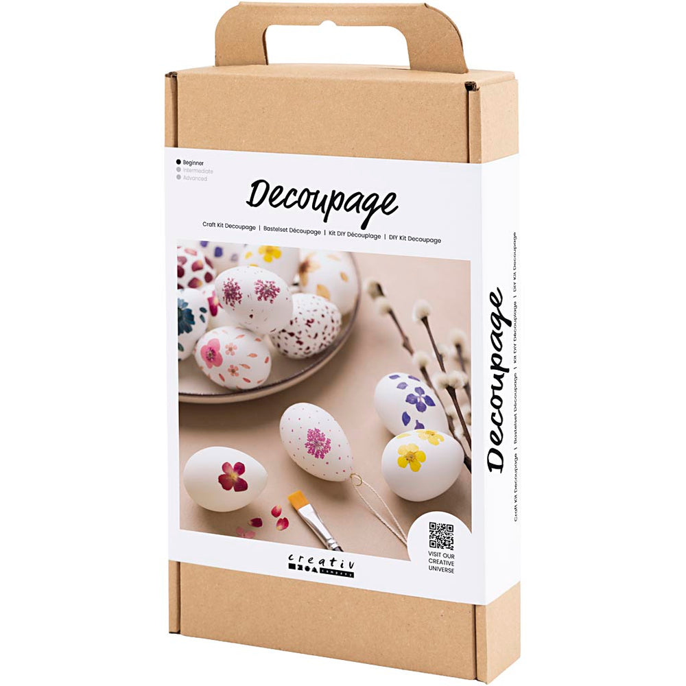 DIY Decoupage Kit til Dekorering af Æg