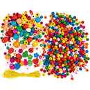 Mini DIY Mix Smykker, glade farver, 1 pk.