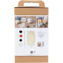 DIY Kit til Bubble Soyalys - 6 Lys i 3 Farver