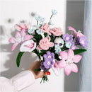 DIY Kit Chenilleblomster, Blomster, pastelfarver, 1 pk.