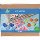 Gruppe DIY Kit Sæbefremstilling, blå, grøn, orange, pink, 1 pk.
