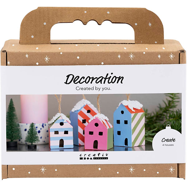 Mini DIY Kit Dekoration, Huse, colorful, 1 pk.