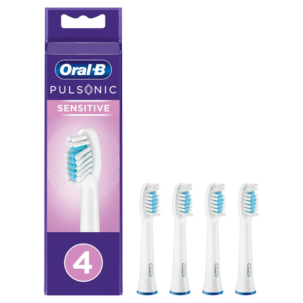 Oral-B Pulsonic Sensitive Ekstra tandbørstehoved 4 Hvid