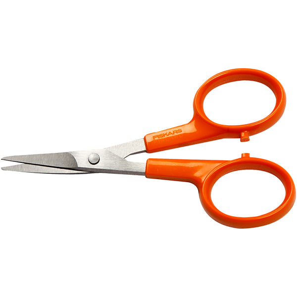 Fiskars Classic Præcisionssaks, L: 10 cm, kurvet spids, 1 stk.