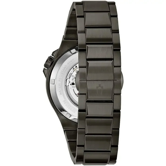Bulova Maquina sølv herreur 98a179