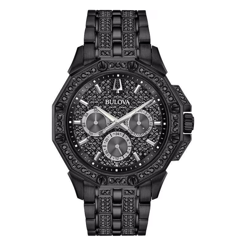 Bulova Crystal sort herreur 98c134