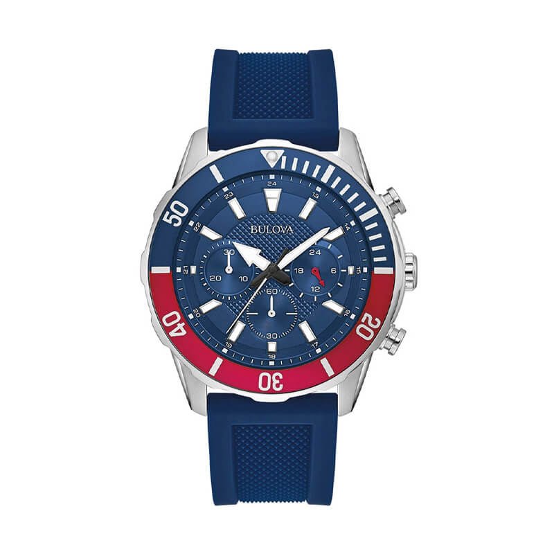 Bulova Exclusive blåt herreur 98k111